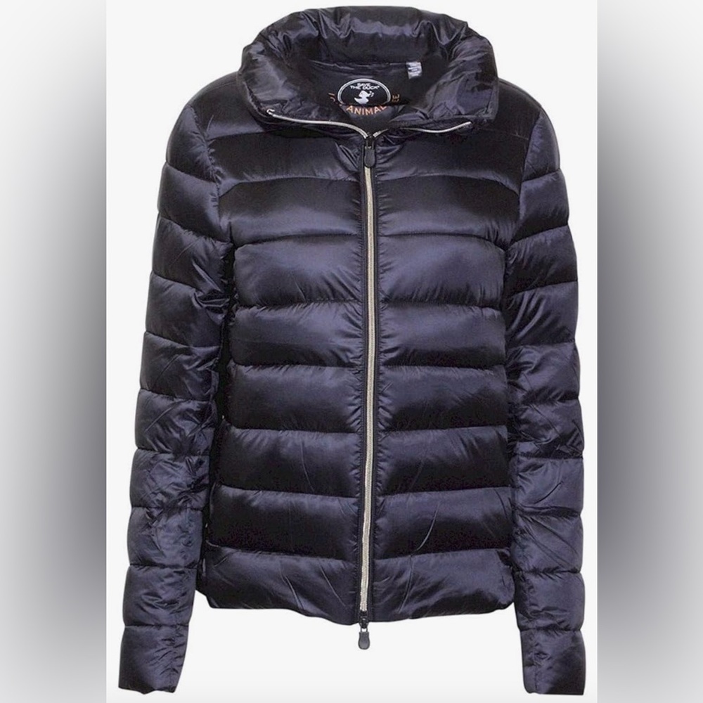 SAVE THE DUCK Midnight Blue “Iris” Puffer Jacket